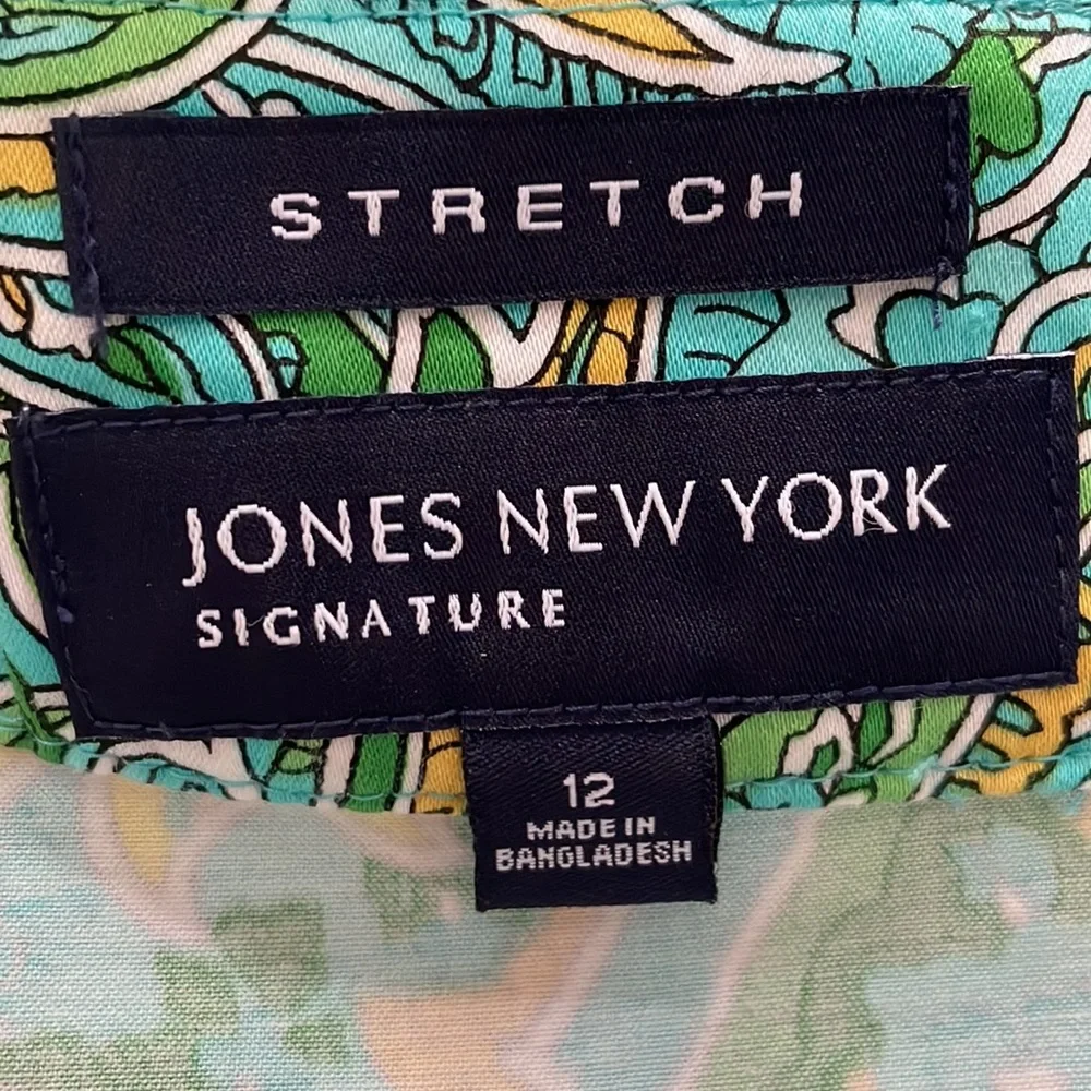 Jones New York Turquoise Paisley Dress - Picture 4 of 5